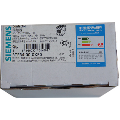 【代理供应正品西门子/SIEMENS接触器3TF34 00-0XF0|3TF3400-0XF0】价格,厂家,图片,接触器,上海昌田乐实业-