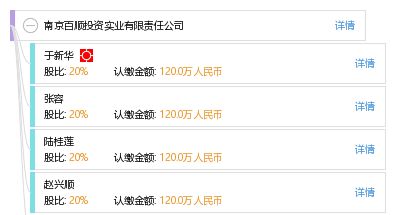 南京百顺投资实业有限责任公司