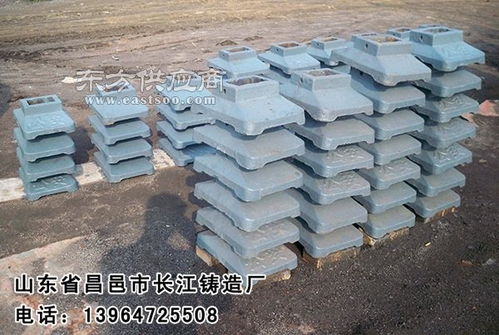 长江铸造 铸铁马路墩优势 山东铸铁马路墩图片